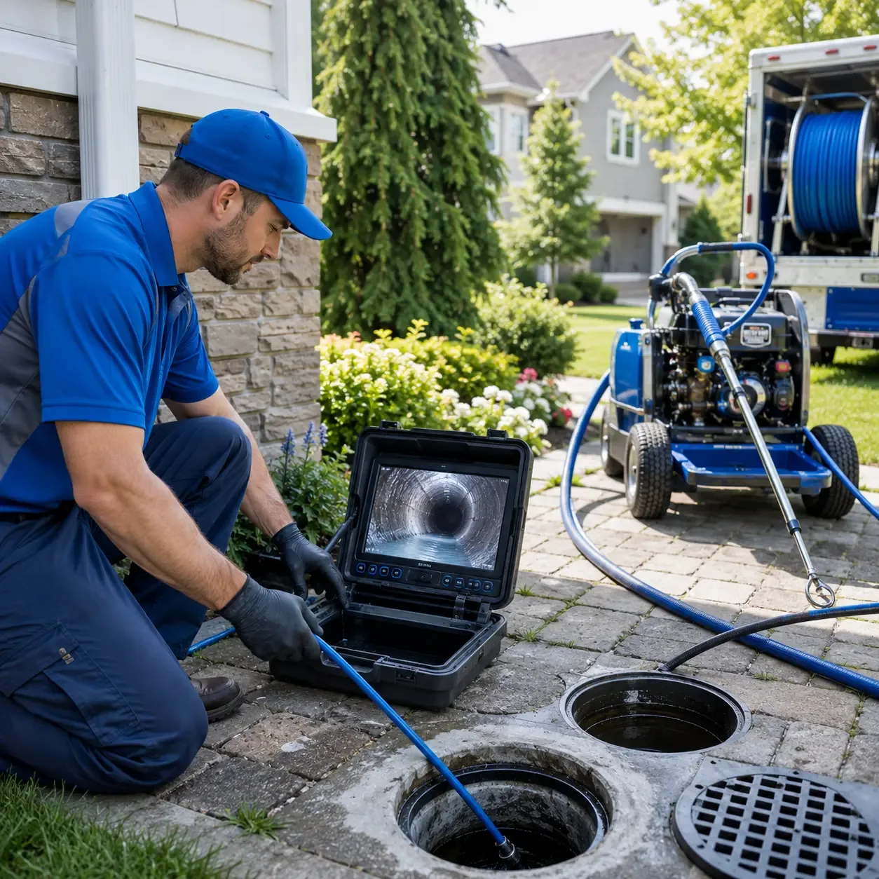 Outdoor drain cleaning professionals serving Churchton, MD