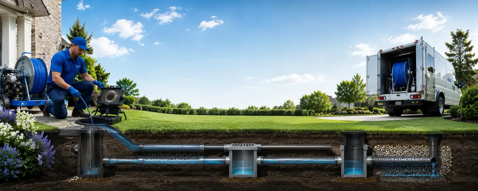 Outdoor drain cleaning information for Churchton, MD